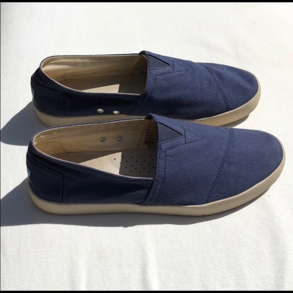Navy Toms Men’s Size 9 - Picture 2 of 4